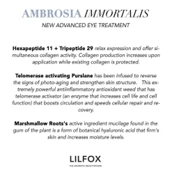 Ambrosia Immortalis - Intensiv-Augenpflege mit Kollagen stärkenden Peptiden