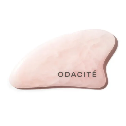 Crystal Contour Gua Sha -Gesichtsmassagestein aus Rosenquarz
