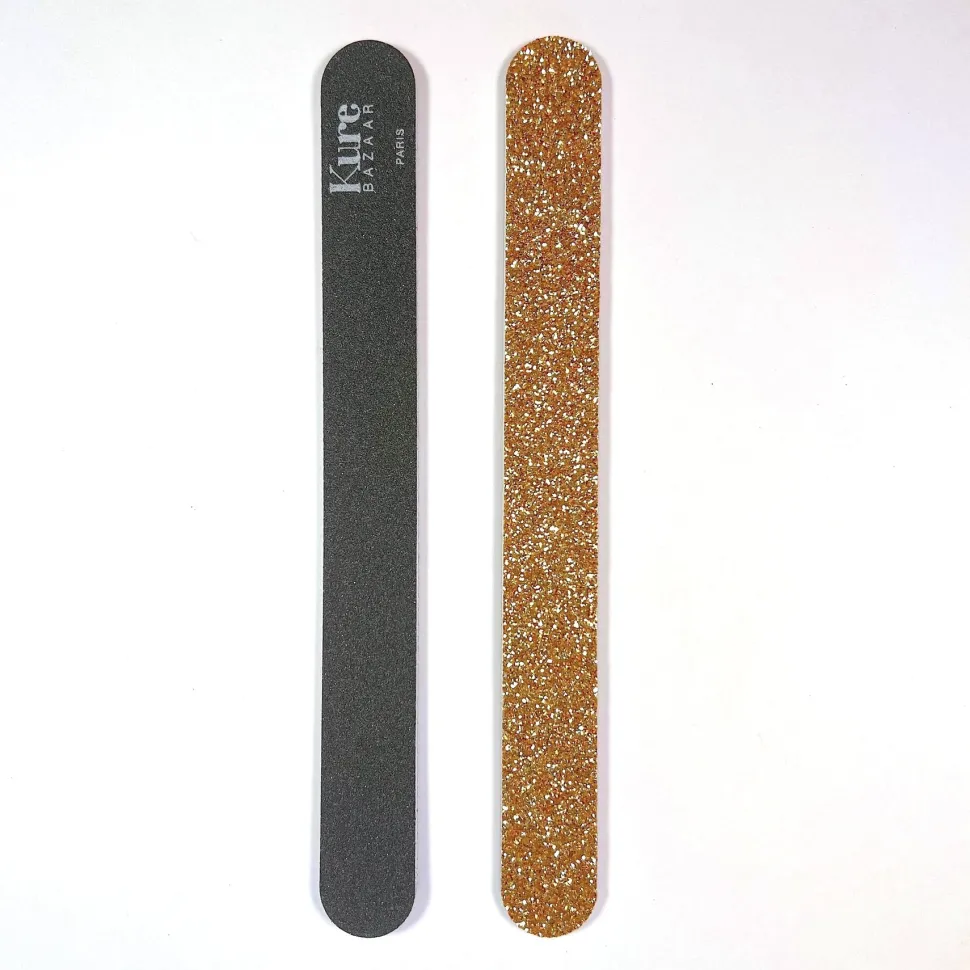 Glitzerfeilen in Gold, Silber und Schwarz