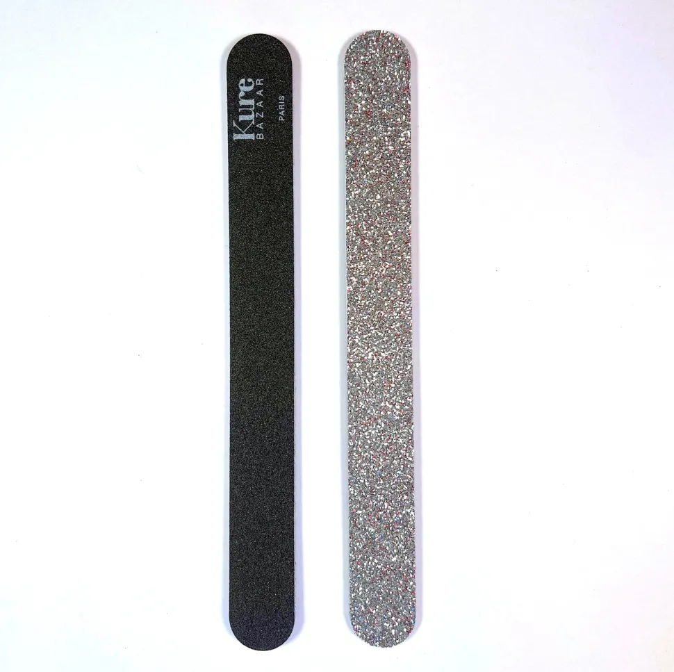 Glitzerfeilen in Gold, Silber und Schwarz