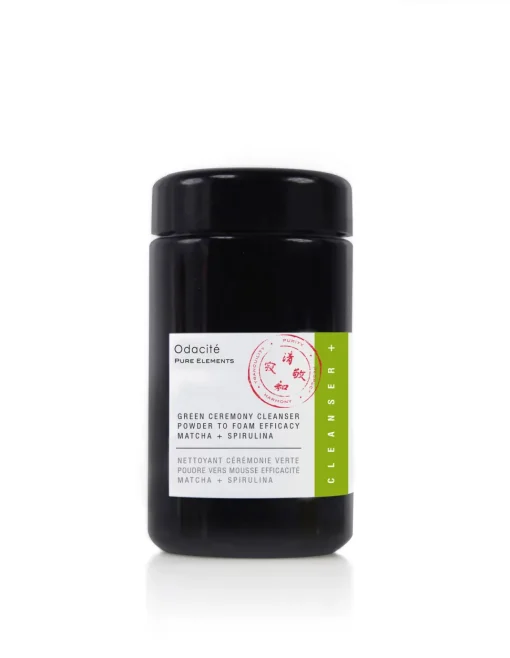 Green Ceremony Cleanser - Puder-zu-Schaum-Cleanser mit Matcha + Spirulina Alge