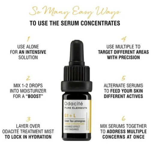 Gt+L | Serum | Konzentrat bei träger, glanzloser Haut mit grünem Tee und Lemongras