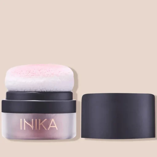 INIKA Organic | Mineral Blush Puff Pot (Rosy Glow)
