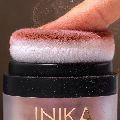 INIKA Organic | Mineral Blush Puff Pot (Rosy Glow)